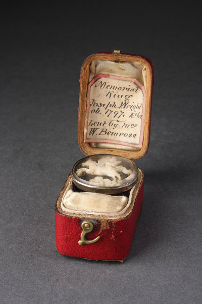 An Interesting Cravat or Scarf Ring once belonging to the artist Joseph Wright